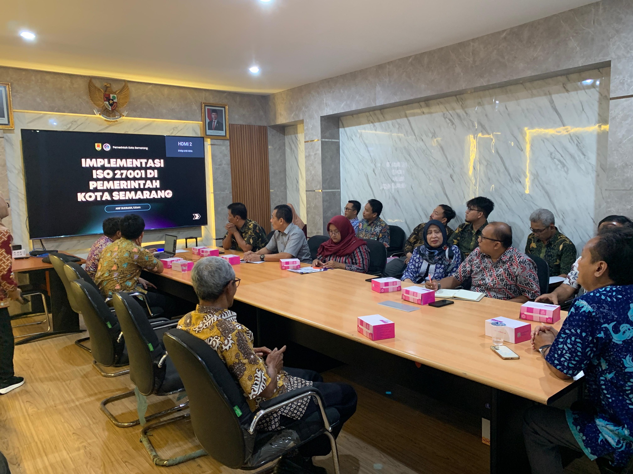 Kunjungan Kerja dan Studi Tiru Pemkot Malang tentang Pemanfaatan Data Kependudukan dan ISO 27001